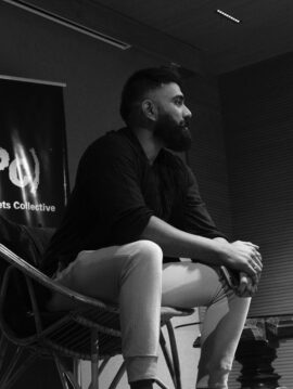 Tahir Hussain Poet Bangalore at NPC Non aligned poets collective